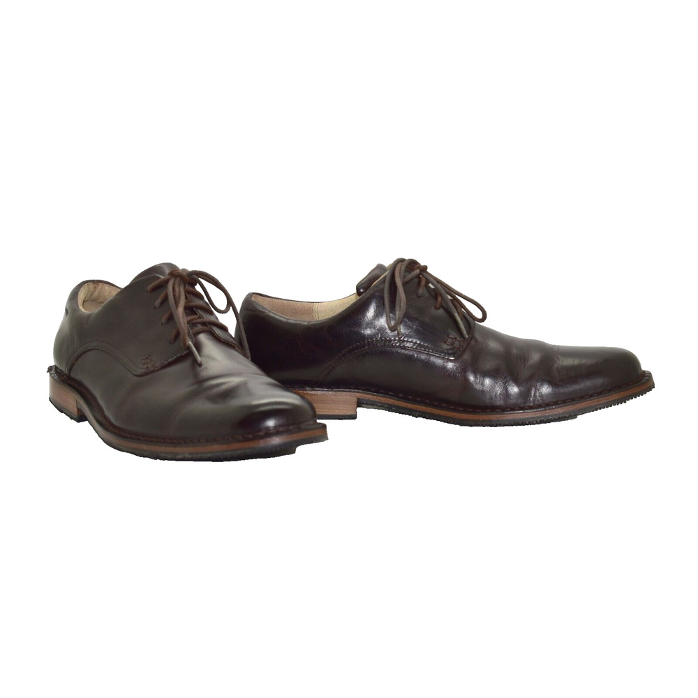 B0 Auth SEBAGO Salem Mahogany Leather Lace Up Oxford Shoes B19709 Size 10 D
